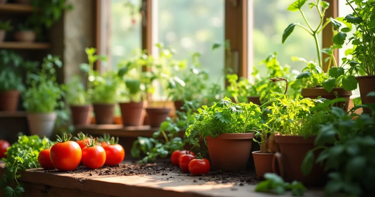 indoor vegetable garden