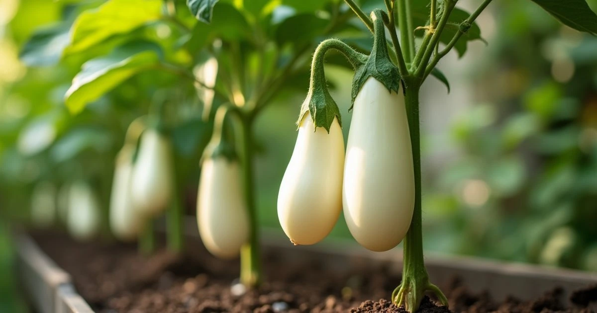 white eggplant