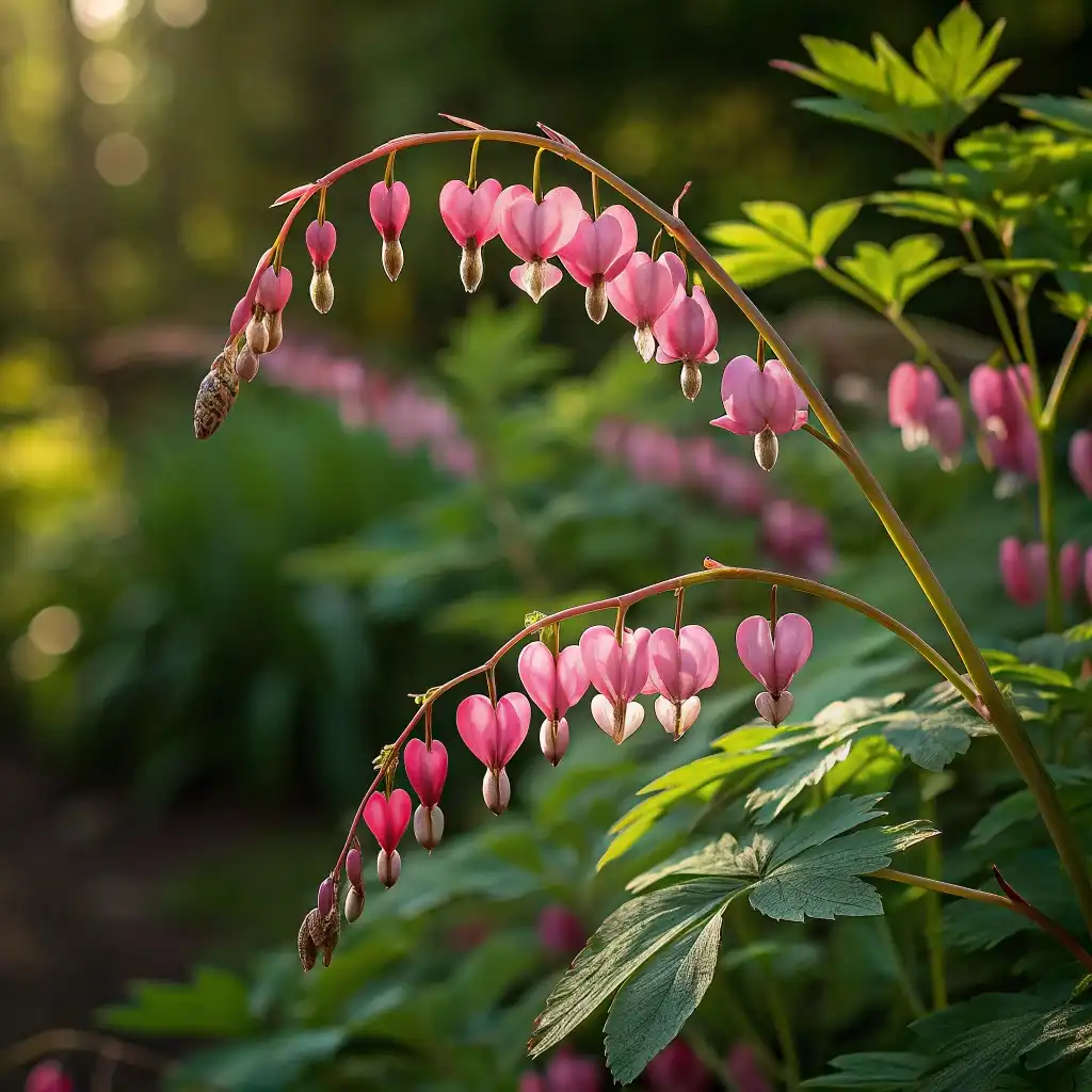 10 Hummingbird Flowers to Make Your Garden Come Alive 6 Bleeding Heart