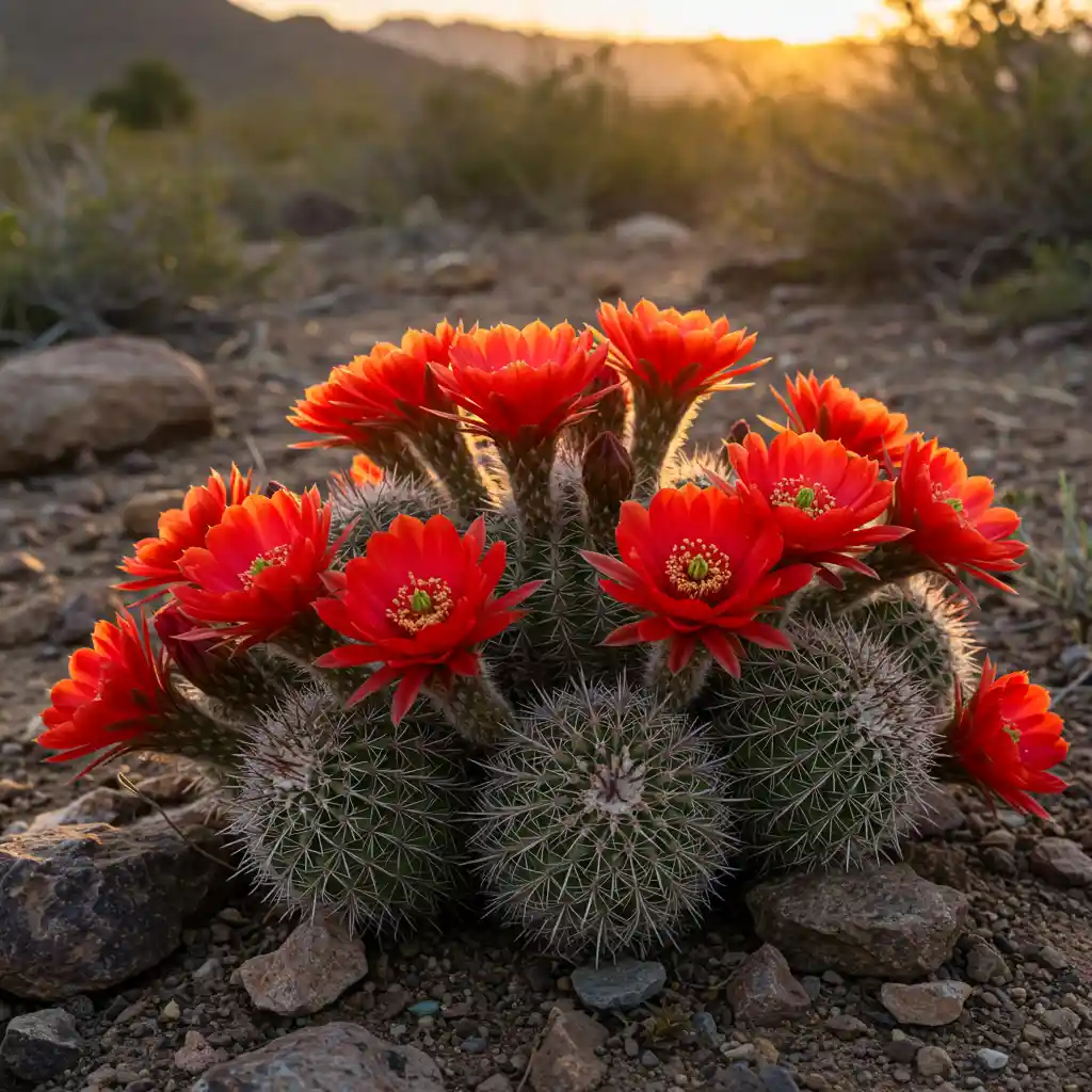 Flowering Cactus: 10 Beautiful Varieties to Grow 9 Claret Cup Cactus Echinocereus triglochidiatus