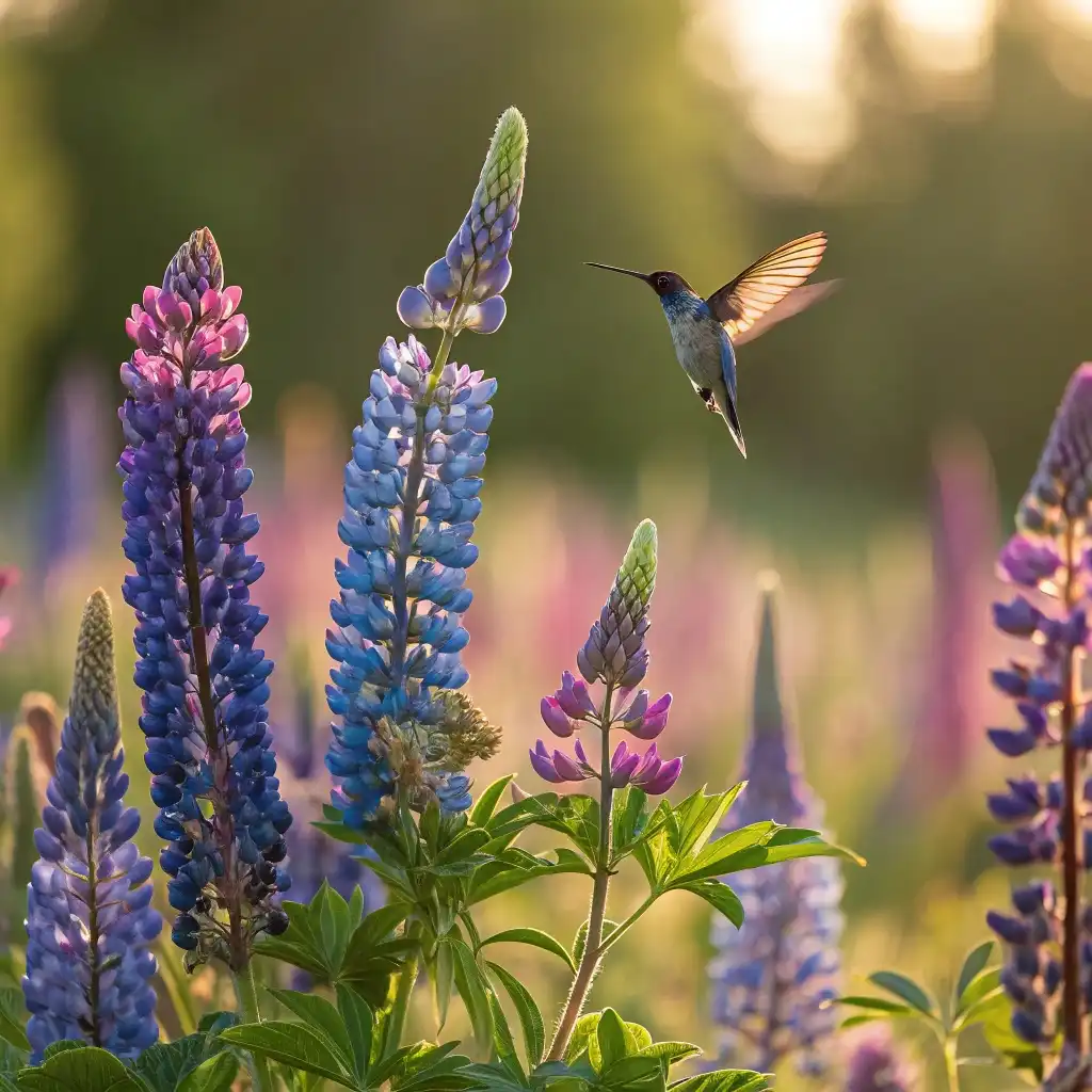 10 Hummingbird Flowers to Make Your Garden Come Alive 9 Lupine