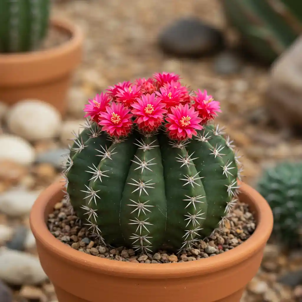 Flowering Cactus: 10 Beautiful Varieties to Grow 11 Turks Cap Cactus Melocactus 1