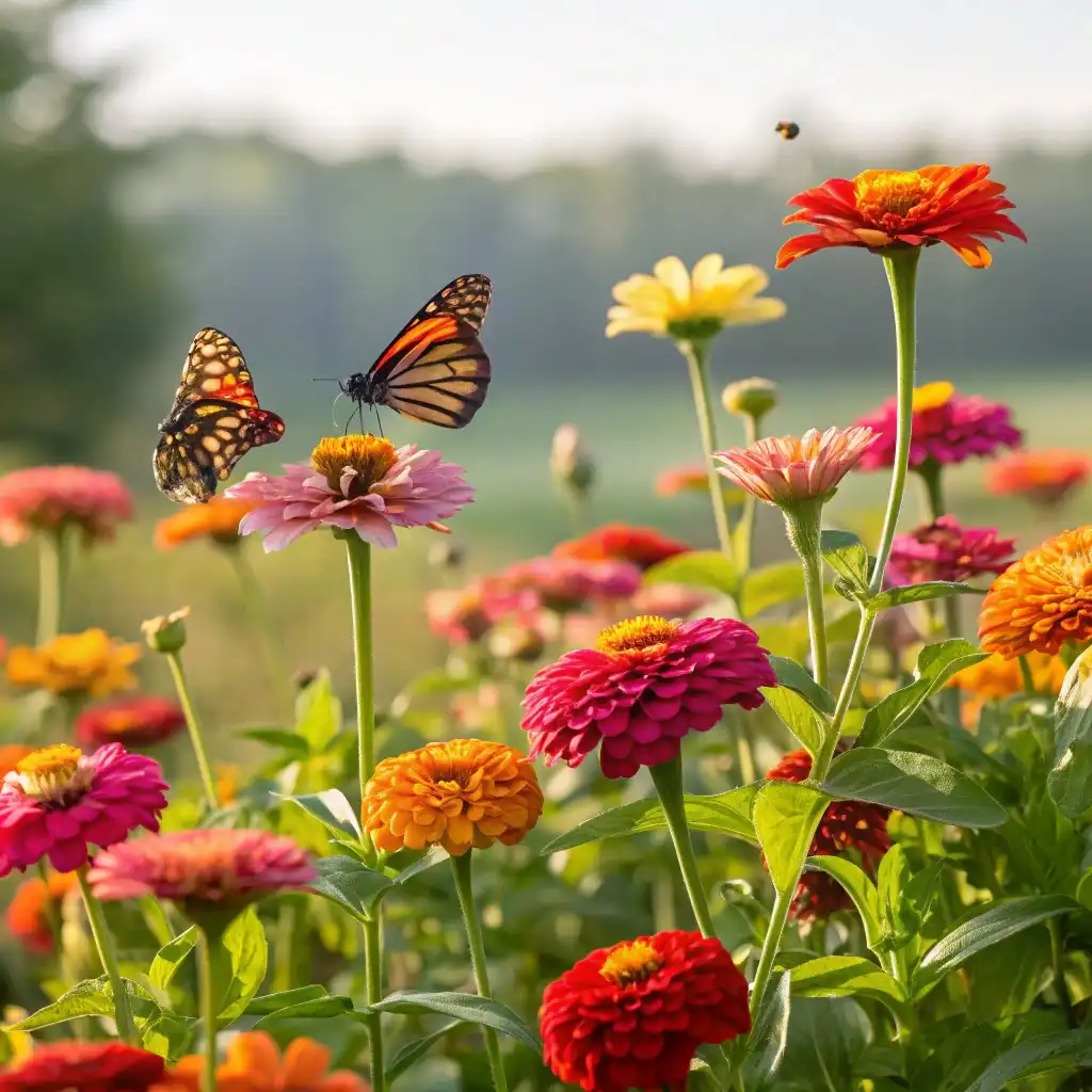 10 Hummingbird Flowers to Make Your Garden Come Alive 4 Zinnia